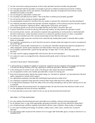Hazard Assessment Checklist - California, Page 6