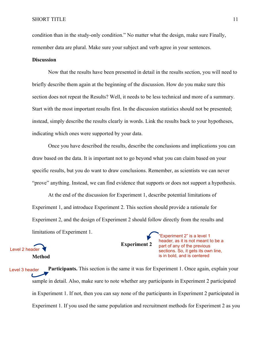 Sample Apa Paper Outline, Page 11