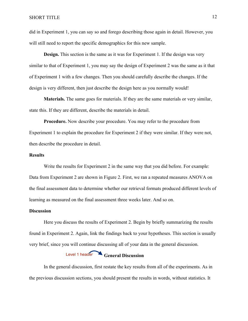 Sample Apa Paper Outline, Page 12