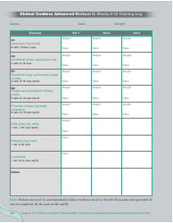 Strong Curves Workout - Weeks 1-12 Training Log Templates, Page 18
