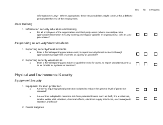 Risk Assessment Checklist Template, Page 4