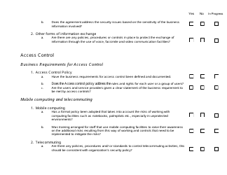 Risk Assessment Checklist Template, Page 7