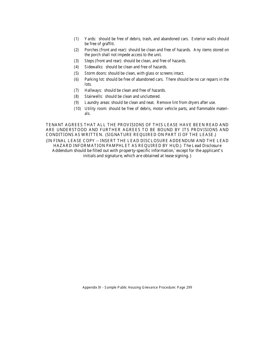 Public Housing Authority Lease Agreement Template, Page 14