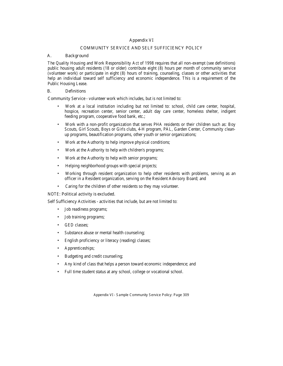 Public Housing Authority Lease Agreement Template, Page 24