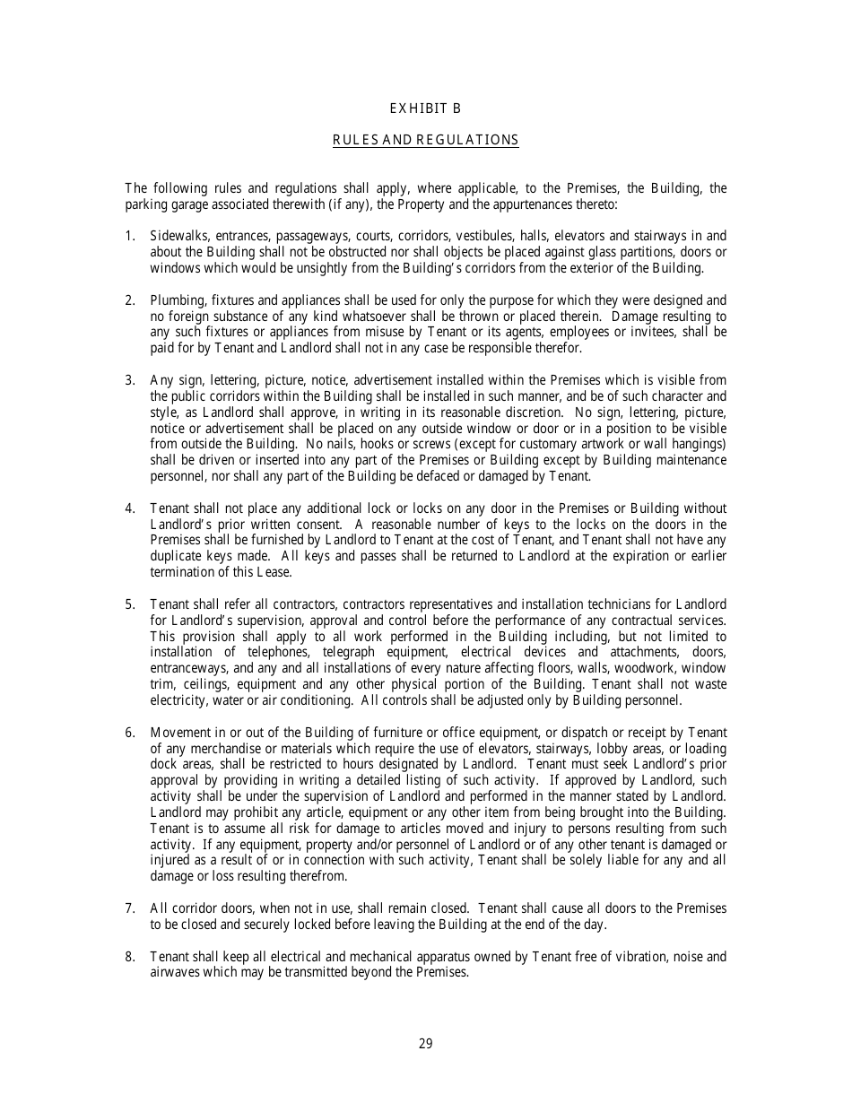 Office Lease Agreement Template, Page 32