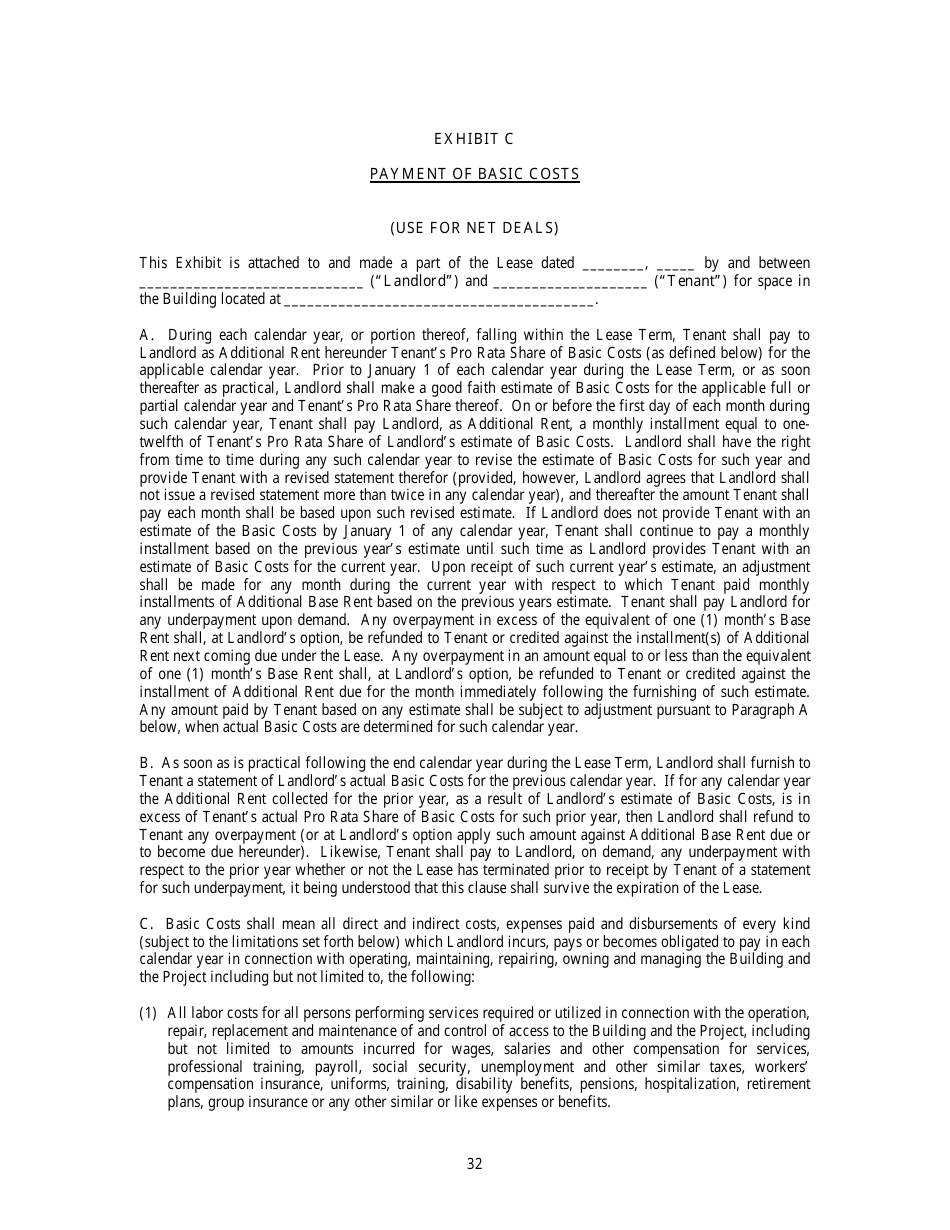 Office Lease Agreement Template, Page 35