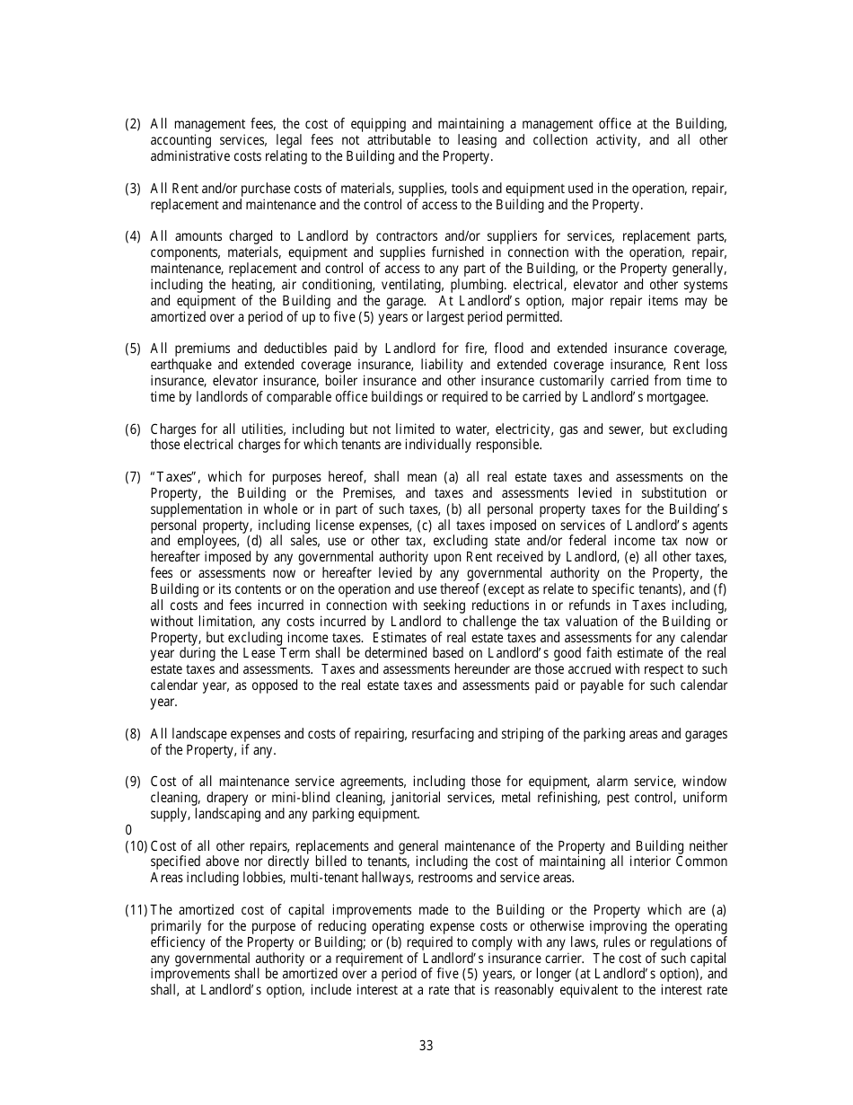 Office Lease Agreement Template, Page 36