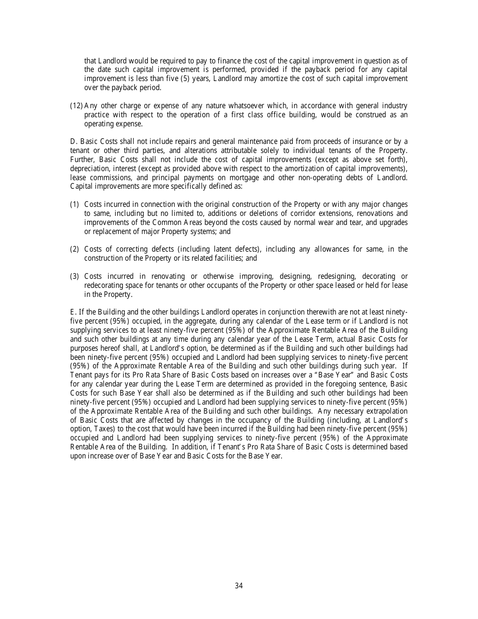 Office Lease Agreement Template, Page 37