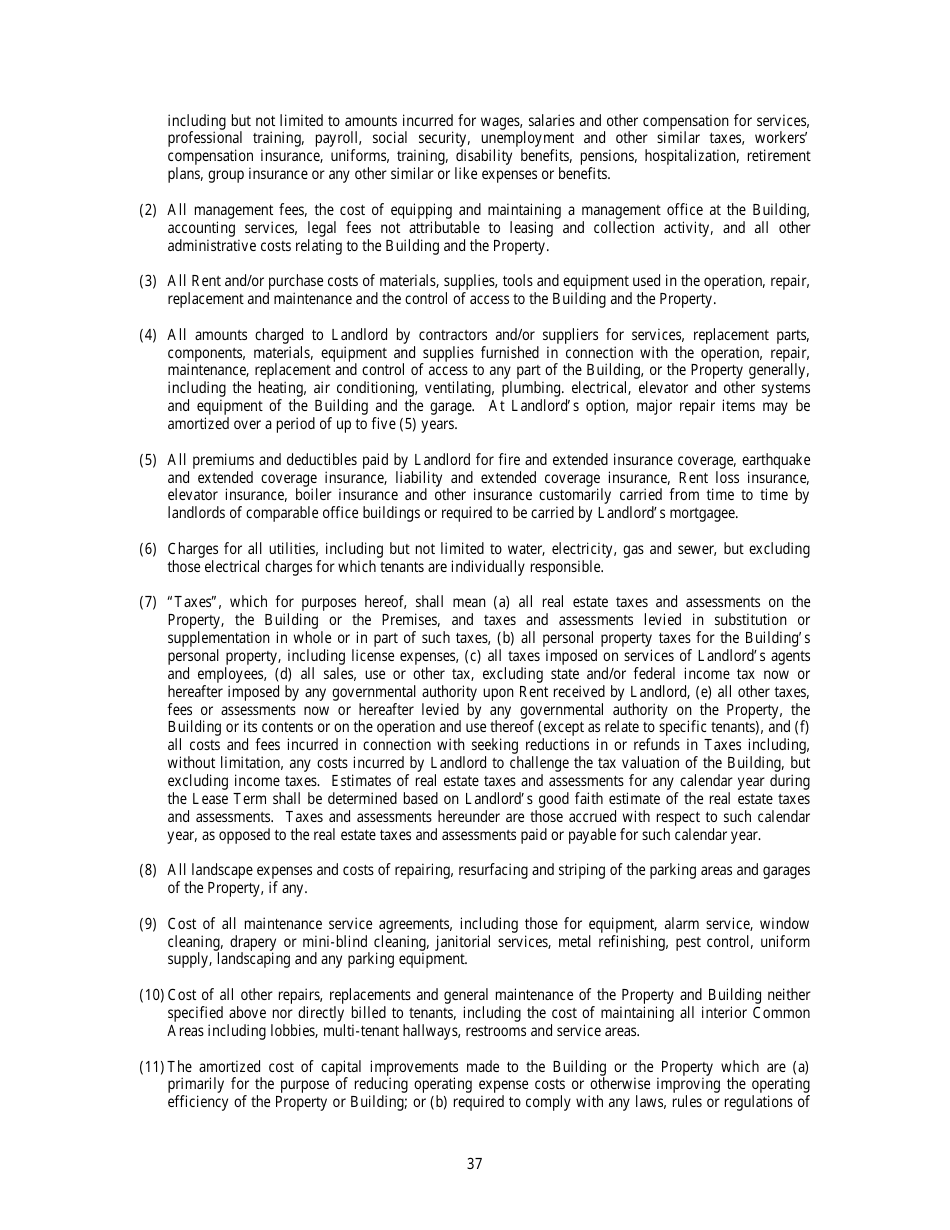 Office Lease Agreement Template, Page 40