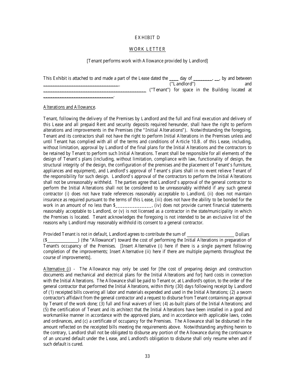 Office Lease Agreement Template, Page 46
