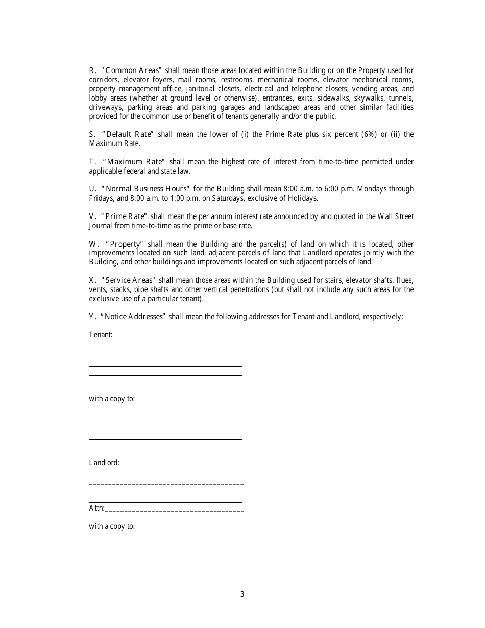 Office Lease Agreement Template, Page 6