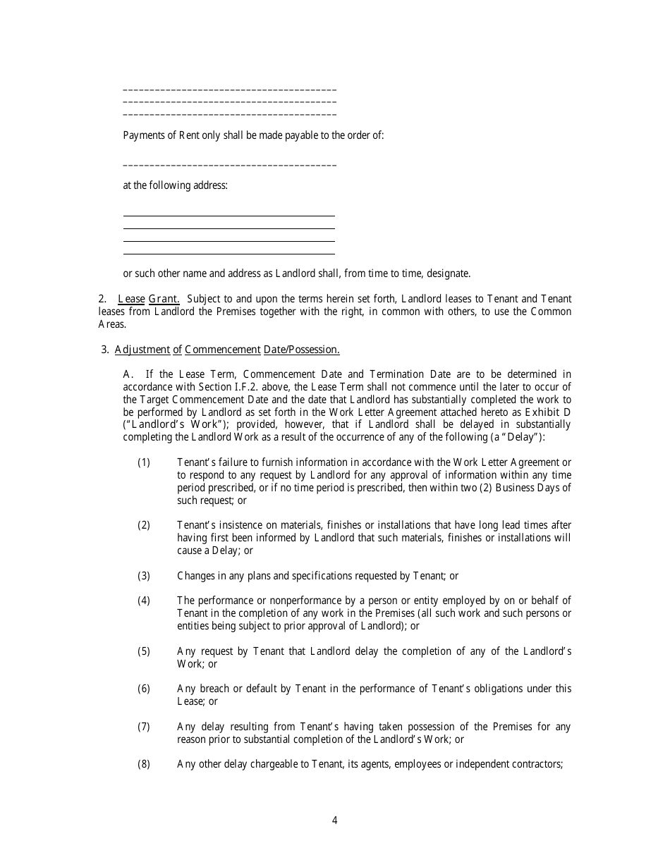 Office Lease Agreement Template, Page 7