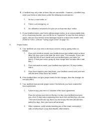 Arizona Tenants&#039; Rights and Responsibilities Handbook: a Guidebook From Move-In to Move-Out Including Sample Forms - Arizona, Page 12