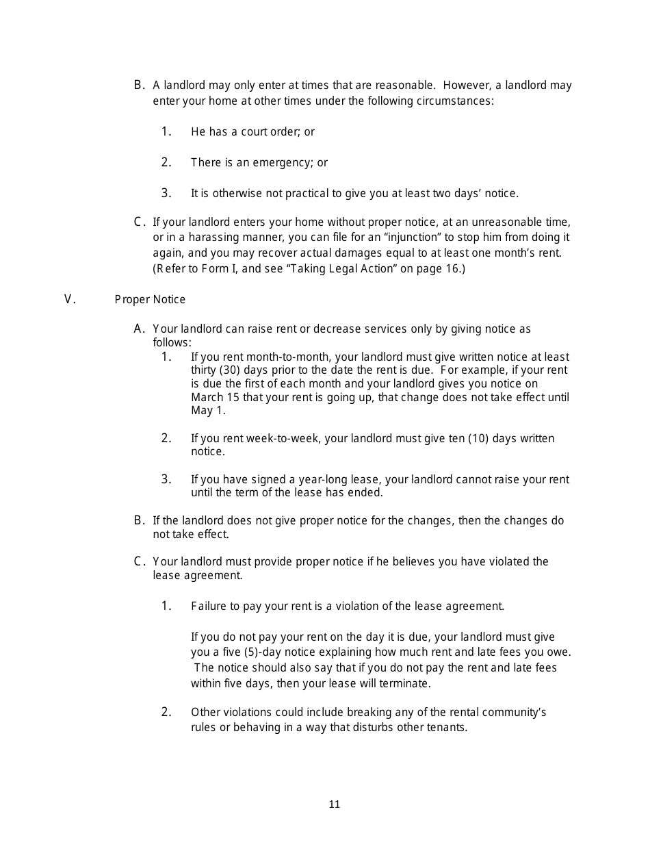 Arizona Tenants Rights and Responsibilities Handbook: a Guidebook From Move-In to Move-Out Including Sample Forms - Arizona, Page 12
