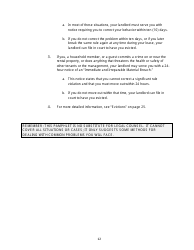 Arizona Tenants&#039; Rights and Responsibilities Handbook: a Guidebook From Move-In to Move-Out Including Sample Forms - Arizona, Page 13