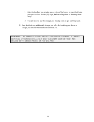 Arizona Tenants&#039; Rights and Responsibilities Handbook: a Guidebook From Move-In to Move-Out Including Sample Forms - Arizona, Page 24