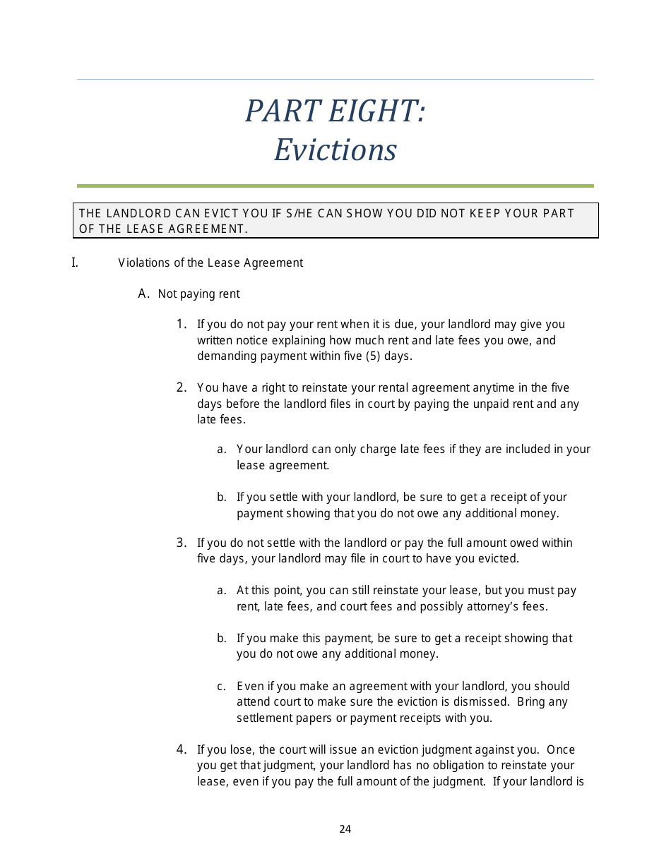 Arizona Tenants Rights and Responsibilities Handbook: a Guidebook From Move-In to Move-Out Including Sample Forms - Arizona, Page 25