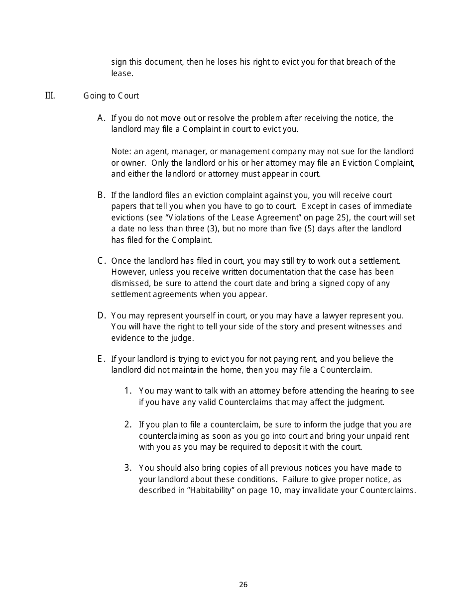 Arizona Tenants Rights and Responsibilities Handbook: a Guidebook From Move-In to Move-Out Including Sample Forms - Arizona, Page 27