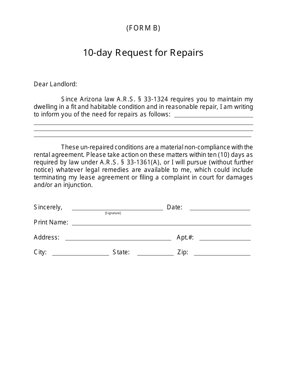 Arizona Tenants Rights and Responsibilities Handbook: a Guidebook From Move-In to Move-Out Including Sample Forms - Arizona, Page 37