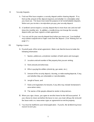 Arizona Tenants&#039; Rights and Responsibilities Handbook: a Guidebook From Move-In to Move-Out Including Sample Forms - Arizona, Page 6