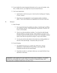 Arizona Tenants&#039; Rights and Responsibilities Handbook: a Guidebook From Move-In to Move-Out Including Sample Forms - Arizona, Page 7