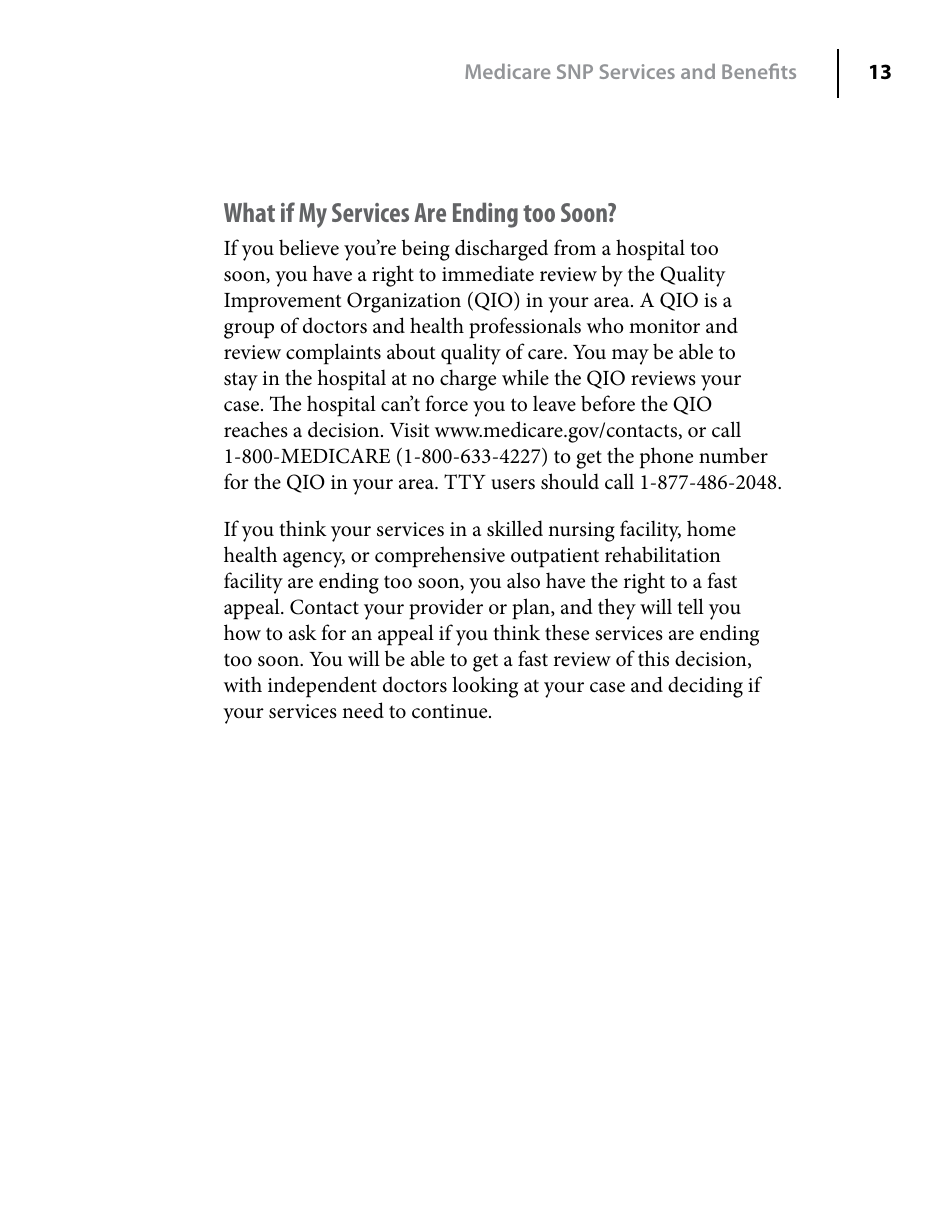 Your Guide to Medicare Special Needs Plans (Snps), Page 13