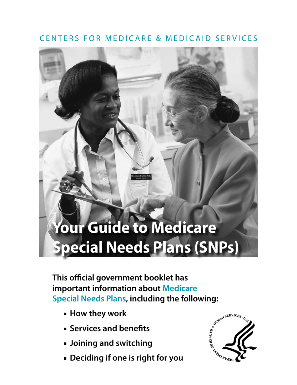 Your Guide to Medicare Special Needs Plans (Snps), Page 1