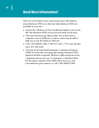 Your Guide to Medicare Special Needs Plans (Snps), Page 22