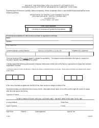 Form 10-320 &quot;Request for Personalized Collegiate License Plate - Group 1&quot; - Arkansas