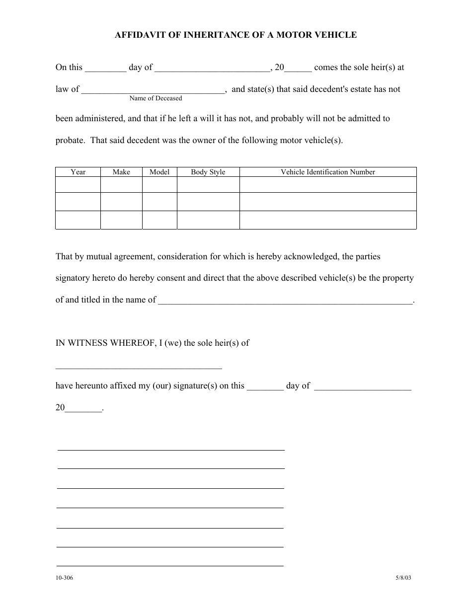 Form 10306 Fill Out, Sign Online and Download Printable PDF