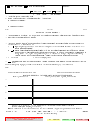 Form DE-120 Notice of Hearing - Decedent&#039;s Estate or Trust - California, Page 2