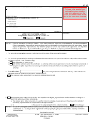 Document preview: Form DE-165 Notice of Proposed Action (Objection-Consent) - California