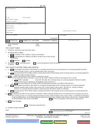 Document preview: Form DE-226 Spousal or Domestic Partner Property Order (Probate - Decedents Estates) - California