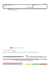 Form GC-355 Determination of Conservatee&#039;s Appropriate Level of Care - California, Page 4