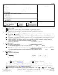 Form FL-100 A Download Printable PDF or Fill Online Petition - Marriage ...