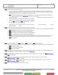 Form FL-311 &quot;Child Custody and Visitation (Parenting Time) Application Attachment&quot; - California, Page 2