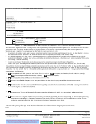 Document preview: Form FL-140 Declaration of Disclosure - California