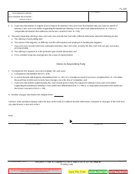 Form FL-319 Request for Attorney&#039;s Fees and Costs Attachment - California, Page 2