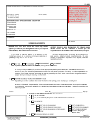 Document preview: Form FL-375 Summons (Joinder) - California
