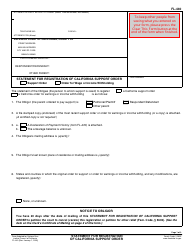 Document preview: Form FL-440 Statement for Registration of California Support Order - California