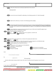 Form AT-170 Application to Set Aside Right to Attach Order and Release Attached Property, Etc. - California, Page 2
