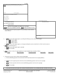 Document preview: Form FL-632 Notice Regarding Payment of Support - California