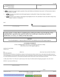 Form FL-632 Notice Regarding Payment of Support - California, Page 2