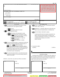 Document preview: Form DE-150 Letters - California