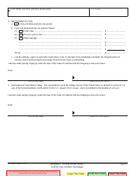 Form FL-165 Request to Enter Default - California, Page 2