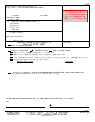 Form FL-662 Responsive Declaration to Motion for Joinder of Other Parent - Consent Order of Joinder - California