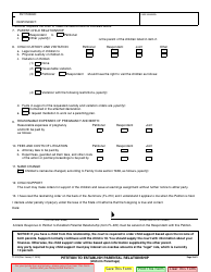 Form FL-200 Petition to Establish Parental Relationship - California, Page 2