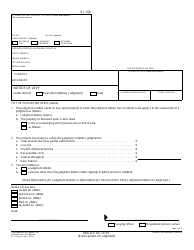 Form EJ-150 Notice of Levy - California