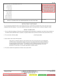 Document preview: Form ID-150 Notice to Employers of Ignition Interlock Restriction - California