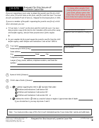 Form JV-620 Download Fillable PDF or Fill Online Violation of Law by ...